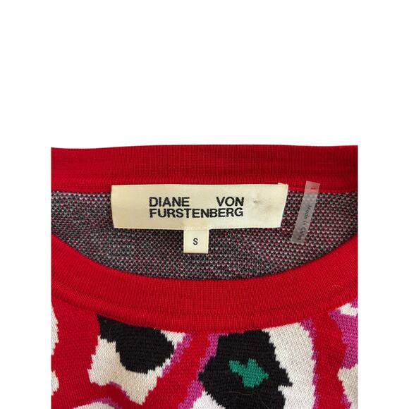 Diane von Furstenberg Harrison Crewneck Pullover Size Small - Picture 5 of 8
